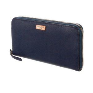 Kate Spade Newbury Lane Neda Zip Around Continental Long French Navy